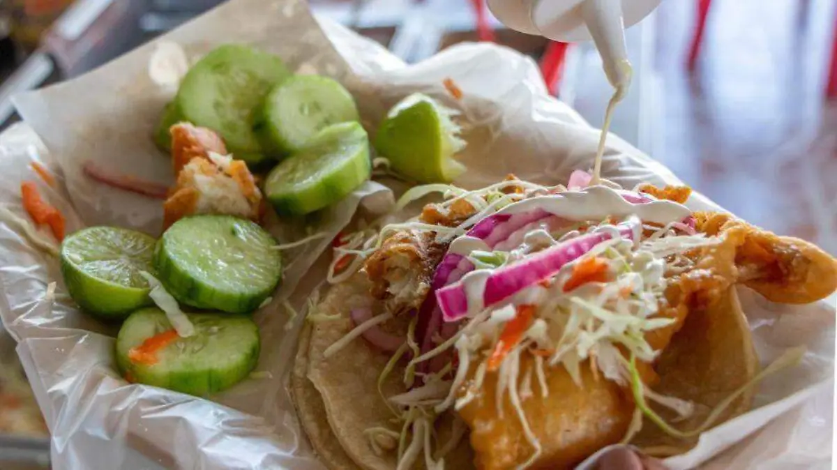 Tacos de pescado capeados preparación